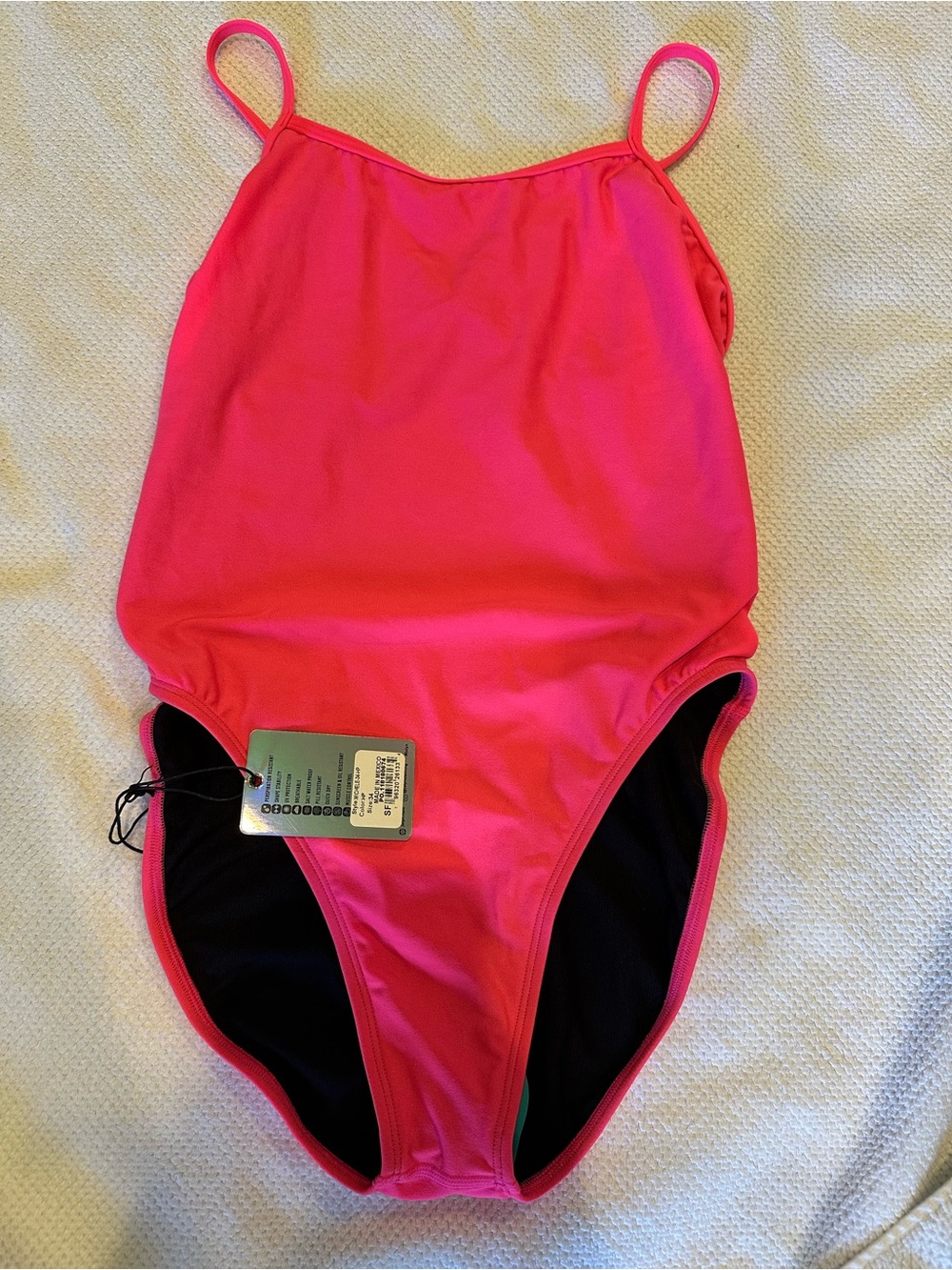 Jolyn Michelle Hot Pink Swimsuit - Picture 1 of 6